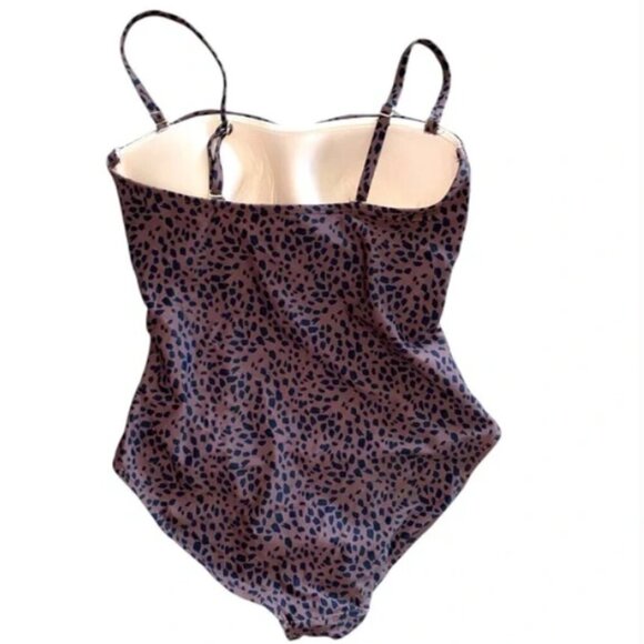 Kona Sol Animal Print One Piece Swimsuit NWT - Picture 2 of 6